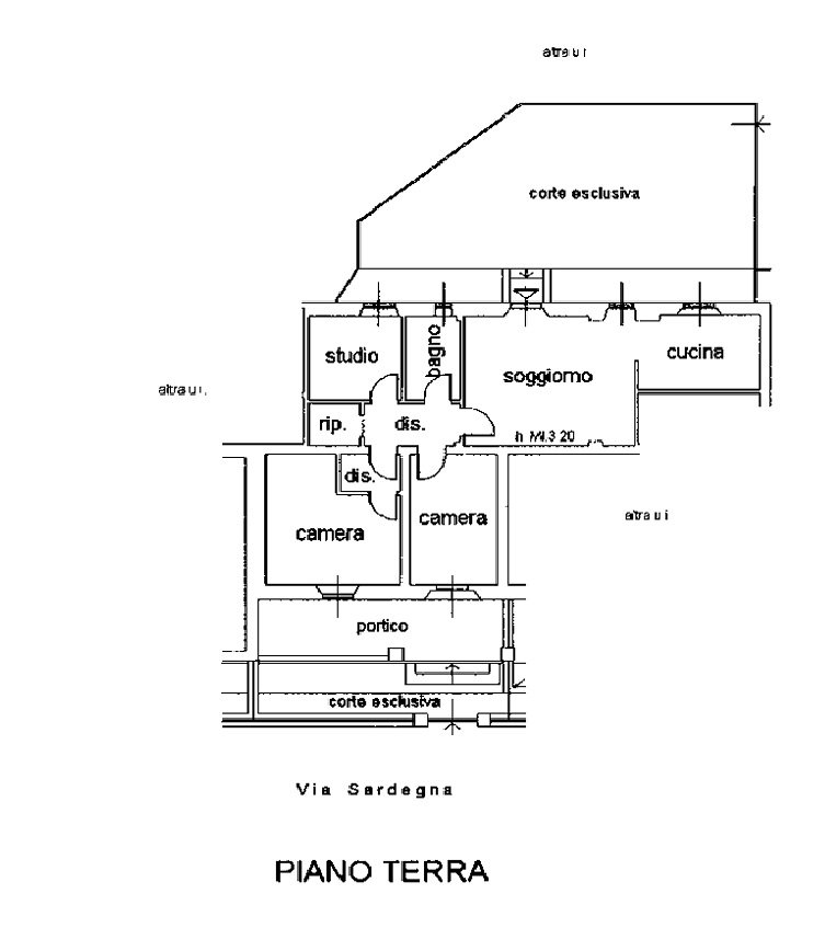 Appartamento con ingresso indipendente e giardino a Ribolla
