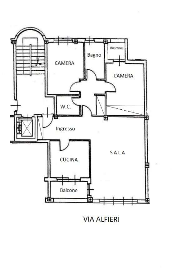 Appartamento nel Palazzo La Marmora, Via Alfieri – Grosseto Appartamento nel Palazzo La Marmora, Via Alfieri – Grosseto